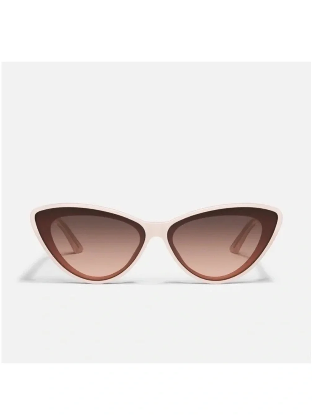 Quay Cream Cat-Eye Sunglasses TEMPTED NWOT
